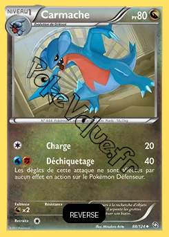 Carte Pokémon Carmache Reverse n°88 de la série Dragons Exaltés