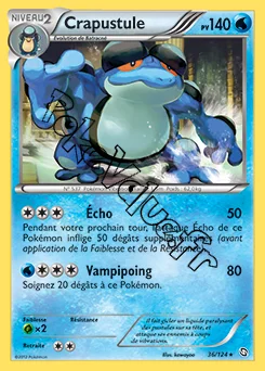 Carte Pokémon Crapustule n°36 de la série Dragons Exaltés