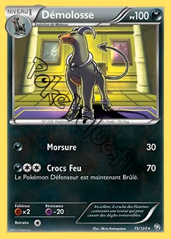 Carte Pokémon Démolosse n°75 de la série Dragons Exaltés