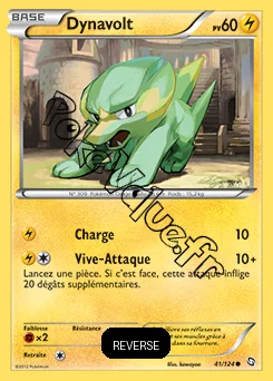 Carte Pokémon Dynavolt Reverse n°41 de la série Dragons Exaltés