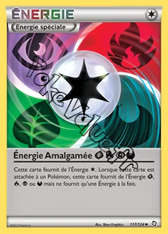 Carte Pokémon Énergie Amalgamée n°117 de la série Dragons Exaltés