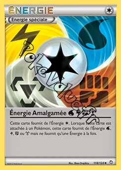 Carte Pokémon Énergie Amalgamée n°118 de la série Dragons Exaltés