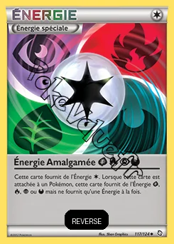 Carte Pokémon Énergie Amalgamée Reverse n°117 de la série Dragons Exaltés