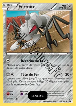 Carte Pokémon Fermite Reverse n°83 de la série Dragons Exaltés