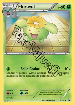 Carte Pokémon Floravol n°2 de la série Dragons Exaltés