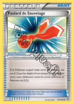 Carte Pokémon Foulard de Sauvetage n°115 de la série Dragons Exaltés