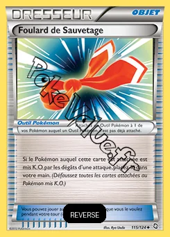 Carte Pokémon Foulard de Sauvetage Reverse n°115 de la série Dragons Exaltés