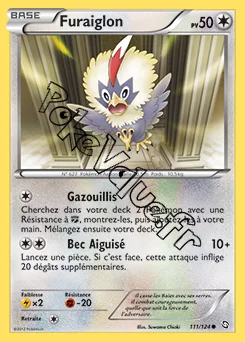 Carte Pokémon Furaiglon n°111 de la série Dragons Exaltés