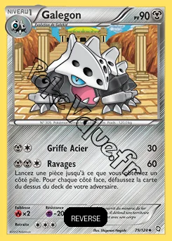 Carte Pokémon Galegon Reverse n°79 de la série Dragons Exaltés
