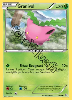 Carte Pokémon Granivol n°1 de la série Dragons Exaltés