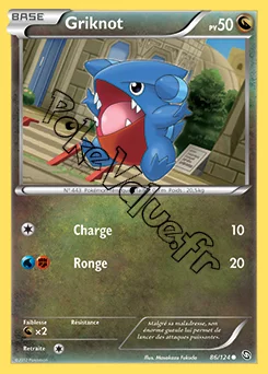 Carte Pokémon Griknot n°86 de la série Dragons Exaltés