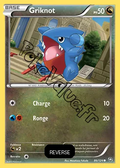 Carte Pokémon Griknot Reverse n°86 de la série Dragons Exaltés