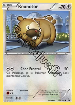 Carte Pokémon Keunotor n°106 de la série Dragons Exaltés