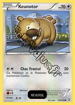 Carte Pokémon Keunotor Reverse n°106 de la série Dragons Exaltés