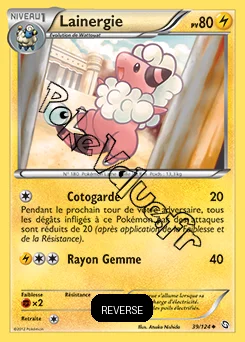 Carte Pokémon Lainergie Reverse n°39 de la série Dragons Exaltés