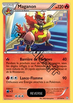Carte Pokémon Maganon Reverse n°21 de la série Dragons Exaltés