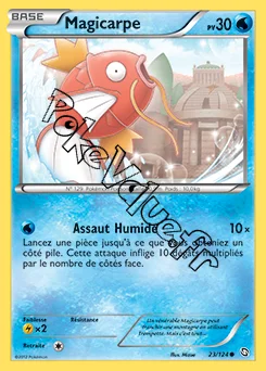Carte Pokémon Magicarpe n°23 de la série Dragons Exaltés