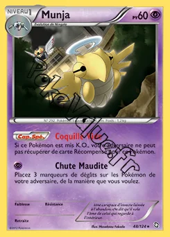 Carte Pokémon Munja n°48 de la série Dragons Exaltés