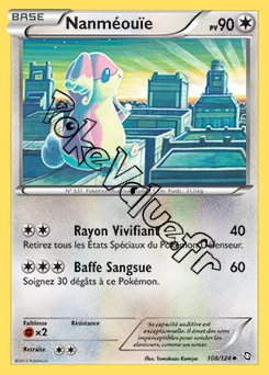 Carte Pokémon Nanméouïe n°108 de la série Dragons Exaltés
