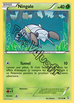 Carte Pokémon Ningale n°10 de la série Dragons Exaltés