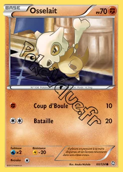 Carte Pokémon Osselait n°60 de la série Dragons Exaltés
