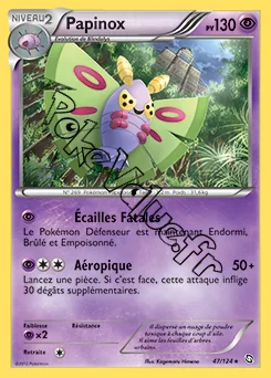 Carte Pokémon Papinox n°47 de la série Dragons Exaltés
