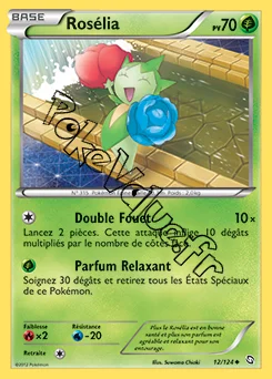 Carte Pokémon Rosélia n°12 de la série Dragons Exaltés