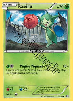 Carte Pokémon Rosélia n°13 de la série Dragons Exaltés