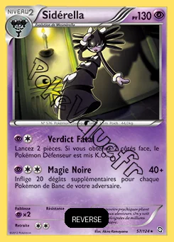 Carte Pokémon Sidérella Reverse n°57 de la série Dragons Exaltés