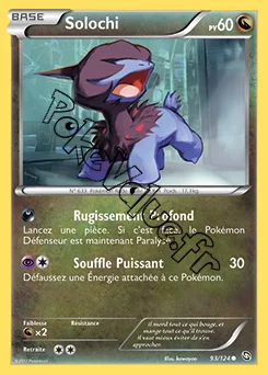Carte Pokémon Solochi n°93 de la série Dragons Exaltés