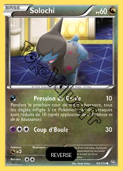 Carte Pokémon Solochi Reverse n°94 de la série Dragons Exaltés