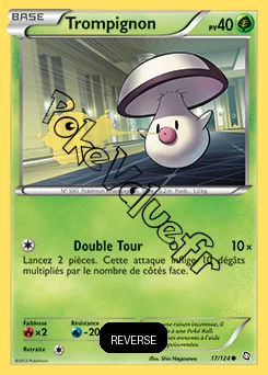 Carte Pokémon Trompignon Reverse n°17 de la série Dragons Exaltés