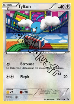Carte Pokémon Tylton n°104 de la série Dragons Exaltés