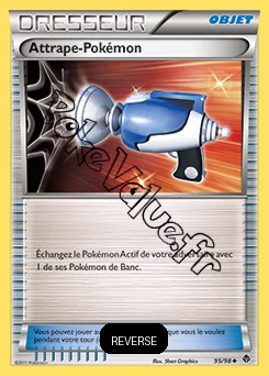 Carte Pokémon Attrape Pokémon Reverse n°95 de la série Pouvoirs Émergents