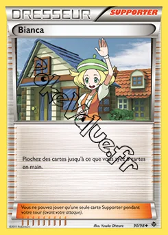 Carte Pokémon Bianca n°90 de la série Pouvoirs Émergents