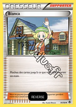 Carte Pokémon Bianca Reverse n°90 de la série Pouvoirs Émergents