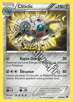 Carte Pokémon Cliticlic n°76 de la série Pouvoirs Émergents