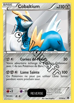 Carte Pokémon Cobaltium Reverse n°77 de la série Pouvoirs Émergents