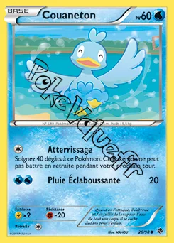 Carte Pokémon Couaneton n°26 de la série Pouvoirs Émergents