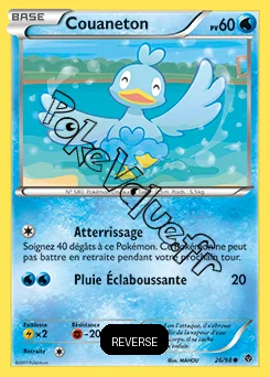Carte Pokémon Couaneton Reverse n°26 de la série Pouvoirs Émergents