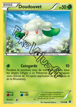 Carte Pokémon Doudouvet  n°10 de la série Pouvoirs Émergents