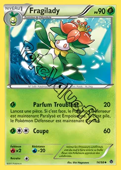 Carte Pokémon Fragilady n°14 de la série Pouvoirs Émergents