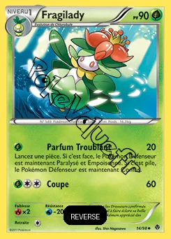 Carte Pokémon Fragilady Reverse n°14 de la série Pouvoirs Émergents