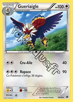 Carte Pokémon Gueriaigle n°88 de la série Pouvoirs Émergents