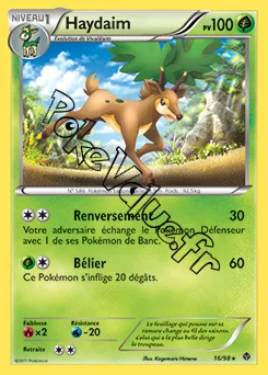Carte Pokémon Haydaim n°16 de la série Pouvoirs Émergents
