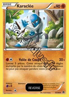 Carte Pokémon Karaclée Reverse n°59 de la série Pouvoirs Émergents