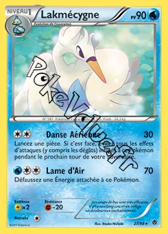 Carte Pokémon Lakmécygne n°27 de la série Pouvoirs Émergents