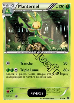 Carte Pokémon Manternel Reverse n°8 de la série Pouvoirs Émergents