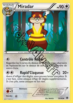 Carte Pokémon Miradar n°79 de la série Pouvoirs Émergents
