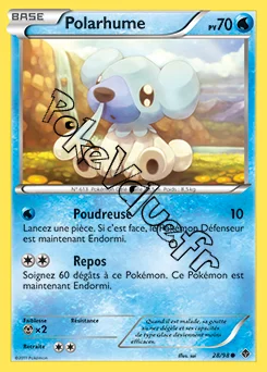 Carte Pokémon Polarhume n°28 de la série Pouvoirs Émergents